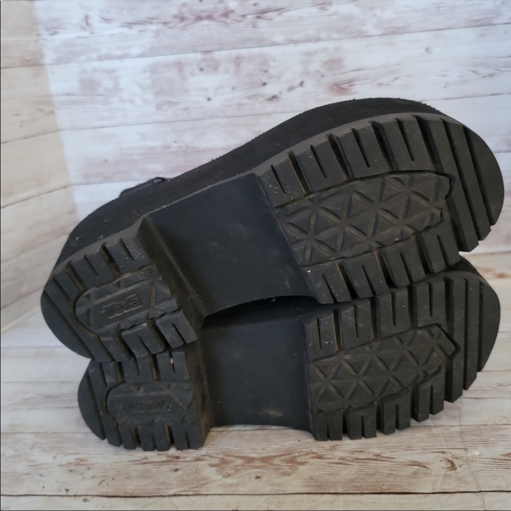 Teva Indio Jewel Black Platform Sandals - Picture 3 of 9